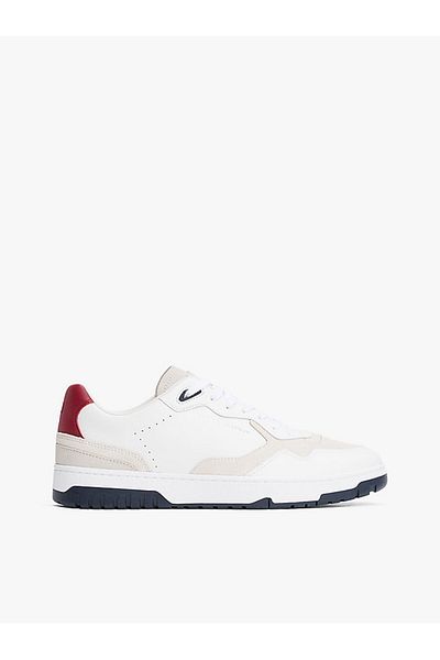 Tommy Hilfiger TH Basket Better RWB LTH – Bequeme und modische Basketballschuhe