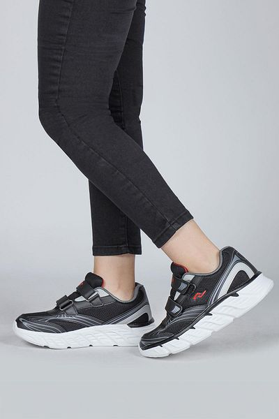 Jump 30002 Černo-červené Unisex Dětské Sneaker Tenisky pro volný čas