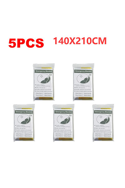 choice2 بطانية إنقاذ خارجية من رقائق الألومنيوم تعمل بالطاقة الشمسية، مقاس 14...