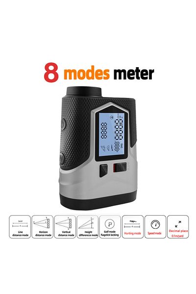 Choice Silver 1200m ARTBULL Golf Laser Rangefinder Hunting Rechargeable 1200m 650m Slope Adjusted Flag-Lock