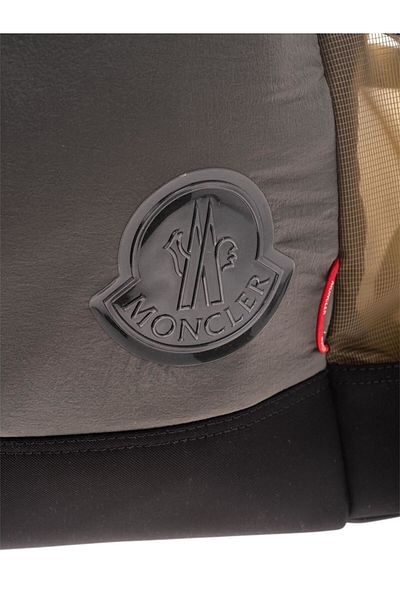 MONCLER GRENOBLE Extreme Backpack in Gray and Red