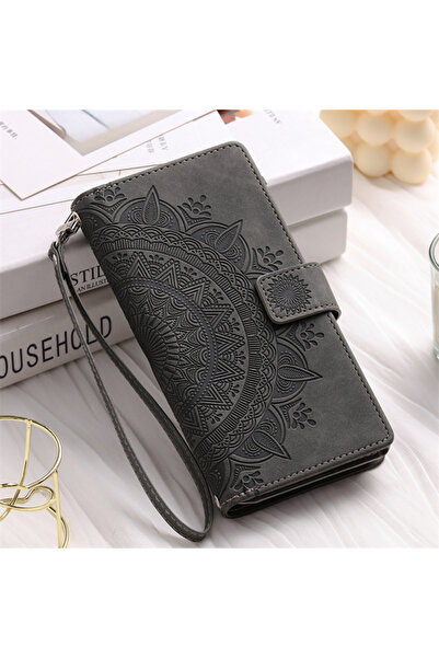 Choice Redmi Note 13 Pro 5G Case & Strap black Embossing LLeather Wallet Case...