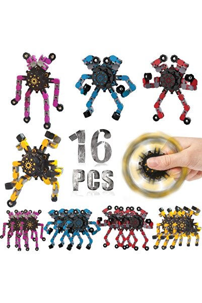 Choice 16 قطعة من الألعاب الحسية المضحكة بألوان عشوائية، 12/16 قطعة من ألعاب ...