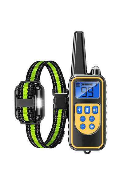 Choice for 1 dog Green-01 Dog Training Collar with Remote, Waterproof Shock Collar for Large Medium Small D