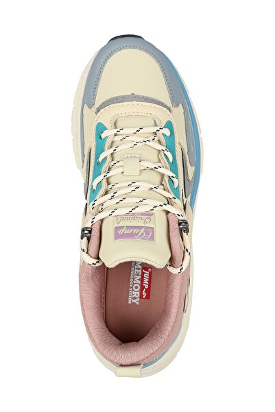 Jump 30866 Beige - Gray Women's Sneaker Casual Sneakers