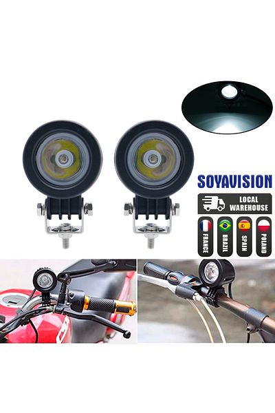 Choice 2PC spot light 2''Inch 10w Car Led Work Light For Offroad Led Working Light Spot/Flood 12v 24v Motor