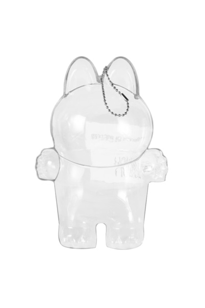 Choice حافظة ماكارون شفافة من LABUBU حافظة غبار من Popmart Bubble Mart إكسسوا...