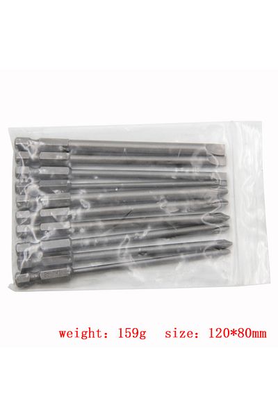 Choice 10pc screwdriver set 10pc Cross 100mm Hexagonal Handle Screwdriver Set Magnetic Straight Extended Sc