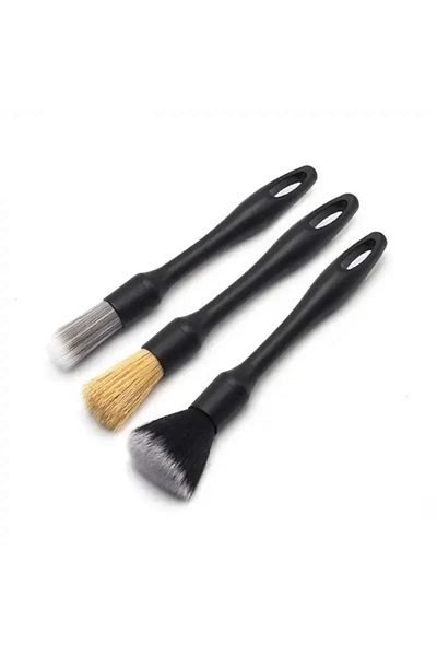 Choice 3pcs 3PCS  Automotive Interior Detail  Brush Set Soft Synthetic  Wool  Instrument  Panel Clearance A