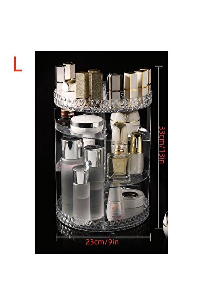 Choice منظم مستحضرات تجميل أبيض اللون، قطعة واحدة، علبة عرض لتخزين مستحضرات ا...