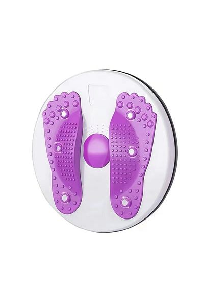 Choice PURPLE Home Exercise Waist Twisting Disc Waist Abdominal Massage Twisting Machine Three-dimensional
