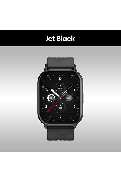 Zeblaze Jet Black New Zeblaze GTS 3 Voice Calling Smart Watch Ultra-big 2.03'' HD Screen 24H Health Monitor