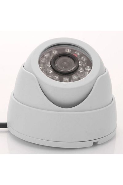 ALLOYSEED كاميرات مراقبة داخلية بمستشعر صور 1200TVL CMOS رؤية ليلية نهارية ليلية 24IR LED NTSC TV S