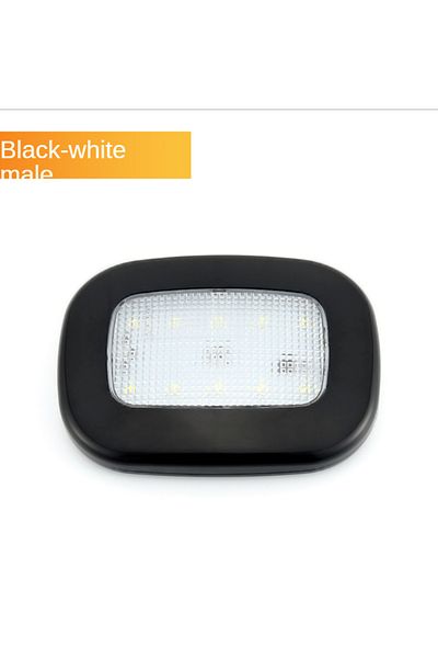 Choice White Black Surface Car ceiling lights 10 LED Night Reading Light USB Charging Magnetic Dome lamp Tr