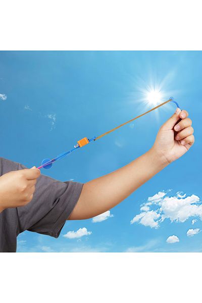 Choice 10pcs Outdoor Shining Rocket Flash Led Light Night Kids Luminous Slingshot Toys Shine Slingshot E...