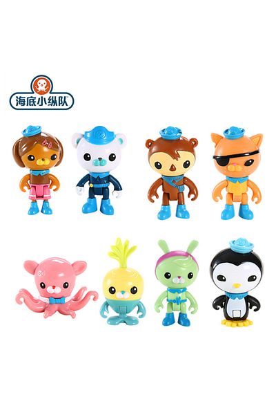 Choice The Octonauts toy set children's toys Barnacles Kwazii Peso Penguin Shellington Dashi Inkling ani...