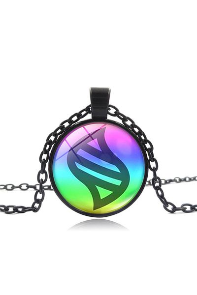 Choice Black Anime Mega Stone Pokemon Necklace Glass Dome Cabochon Pendant Pokemon Jewelry Choker Anime Nec