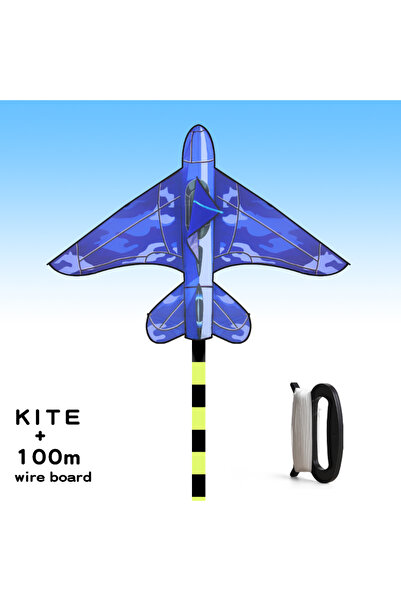 Choice طائرات ورقية YongJian ذات التمويه الأزرق بمقبض وخط للأطفال طائرات ورقي...