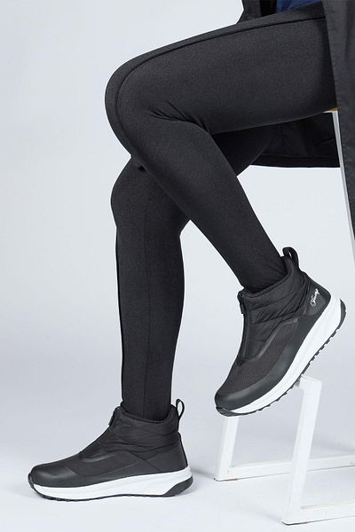 Jump 28795 Cizme impermeabile pentru femei negre cu fermoar