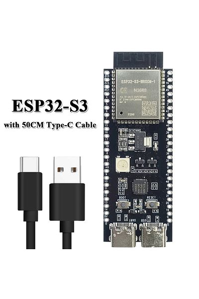 Choice ESP32 S3 with Cable ESP32-S3-DevKitC-1 Development Board BT 2.4G Wifi Module for Arduino 8MB PSRAM 1