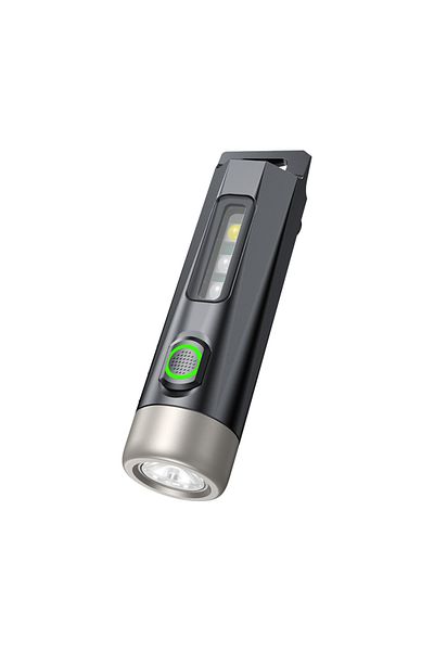 Philips Button Electronic black PRO EDC PHILIPS EDC Flashlight LED Rechargeable Lamp Mini EDC Keychain Flash