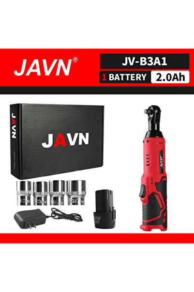 Choice1 EU JV-B3-A1 JAVN 12V Cordless Electric Wrench, 45NM 3/8'' Ratchet Wre...