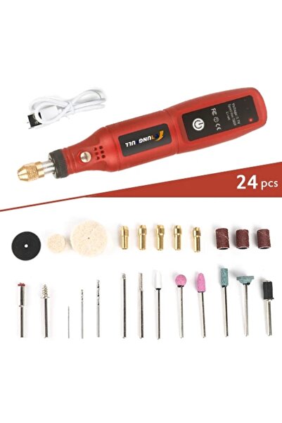 Choice1 Set 4 3.7V Cordless Rotary Tool USB Mini Drill Power Rotary Tool for ...