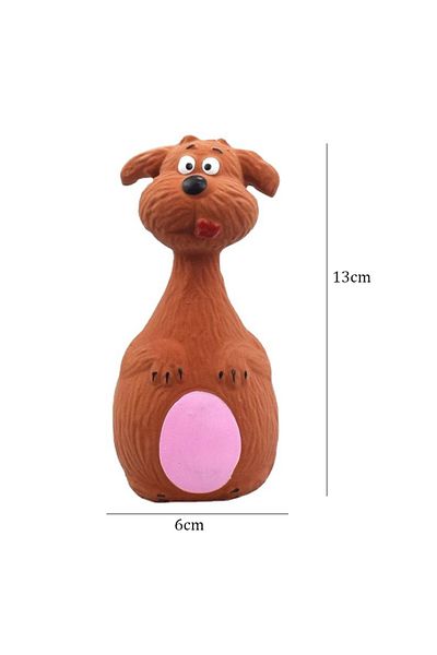 Choice brown Latex Dog Toys Sound Squeaky Elephant/Cow Animal Chew Pet Rubber Vocal Toys For Small Large Do
