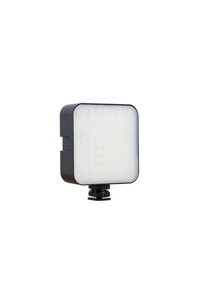 NVPONE 1pc Mini Portable LED Video Light 5W 6500K with 3 Cold Shoe Photographic Fill Light for DJI OSMO Son