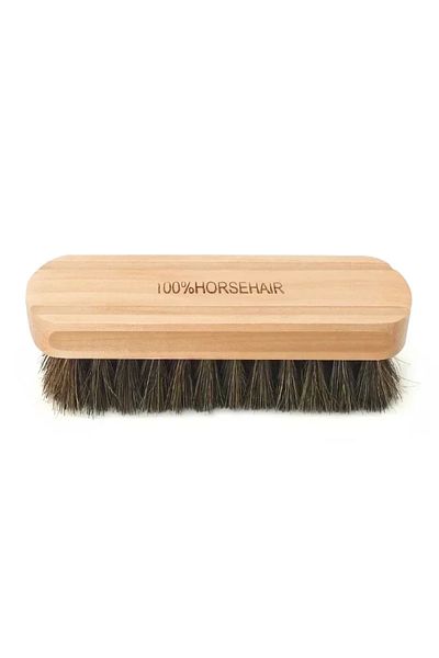 Choice A Genuine Horsehair Wooden Brush Car Detailing Polishing Buffing Brush Seat Handle Dashboard Roof C.