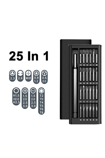 Choice مجموعة مفكات براغي دقيقة متعددة الوظائف مكونة من 25 قطعة من بتات مغناط...