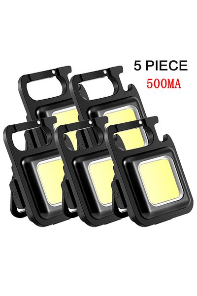 ESMARTER 5 X J031(500MA) Cob Flashlight Mini Protable Keychain Lamp 4 Lighting Edc Torch Outdoor Waterproof E
