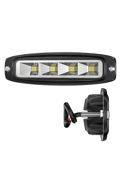 Choice مصباح عمل LED للسيارات مصباح عمل مدمج على شكل واحد مزود بأربع فتحات ومصباح كاشف للسيارات على الطرق الوعرة...