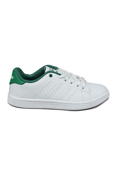Jump 29159 White - Green Women's Sneaker Casual Sneakers