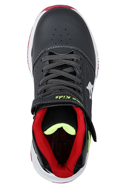 Jump 29196 Koyu Gri - Siyah Üniseks Çocuk Basketbol Spor Ayakkabısı