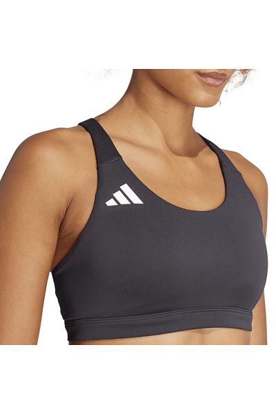adidas Γυναικείο Αθλητικό Σουτιέν με μαύρη λαιμόκοψη Adizero E Ms