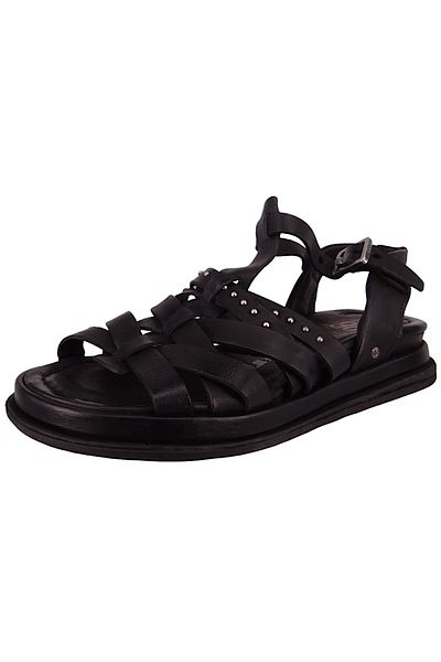 A.S.98 Damen Komfort Sandalen SPOON B60006-0101 Schwarz 6002 Nero Leder