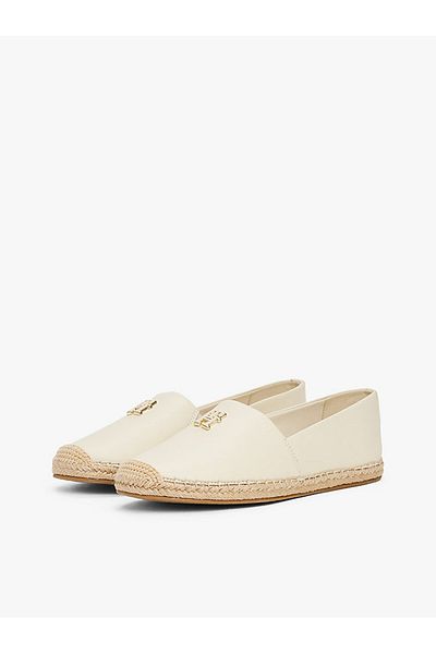 Tommy Hilfiger Th Logo Leather Espadrille