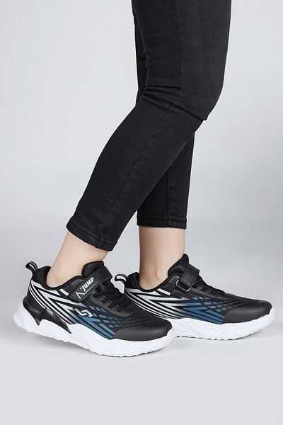 Jump 30030 Negru - Albastru Tenis pentru băiat Tenisi casual