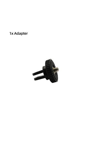 EXSKOF RED COLOR For GoPro Adapter Screw J Hook Adhesives Sticker Helmet Base Set for GoPro Hero 13 12 11 1