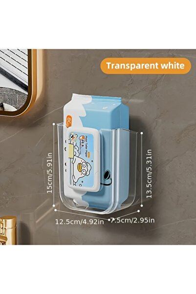 Choice Transparent White [Popular Choice] Bathroom Non Perforated Wall Mounte...