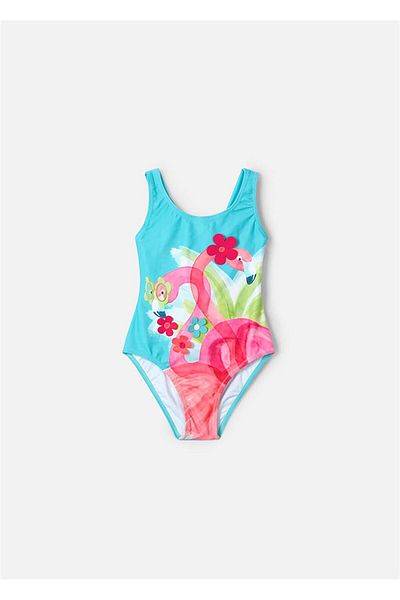 MAYORAL Costum de baie pentru fete cu modele florale 3717