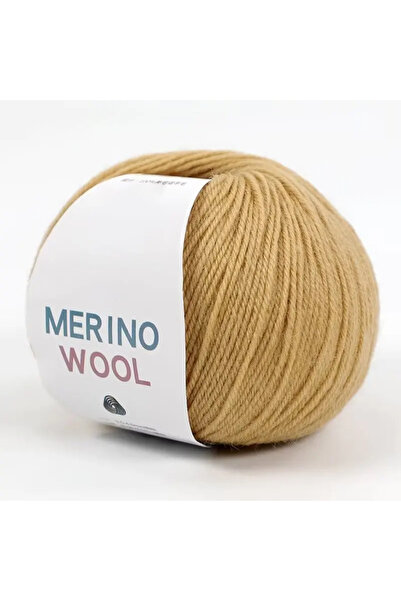 Choice 12 خيط من صوف ميرينو الخالص، وشاح وقبعة منسوج يدويًا، لون موراندي متوسط سميك، إبرة يدوية