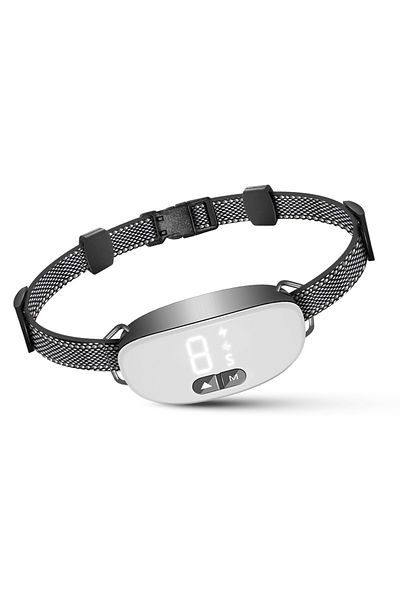 Choice WHITE 2024 new smart Dog Bark Collar,Rechargeable Smart Barking Collar, Anti Bark Training Collar Ad