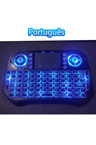 Yitukeji Portuguese Bluetooth Wireless Mini Keyboard Backlit 2.4g Usb English Russian French Spanish Portugue