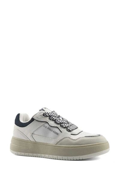 U.S. Polo Assn. Pantofort de damă LINA 5FX alb-albastru bleumarin