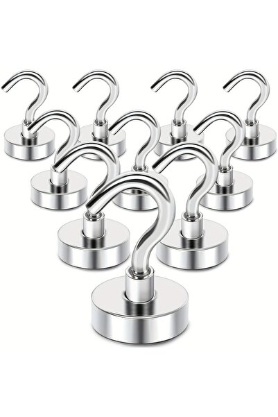 Choice D20-10PCS 10 قطع D20 خطافات مغناطيسية 50 رطلاً شديدة التحمل لكبائن الر...