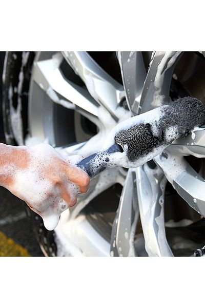 Choice Blue Wheel Hub Brush Ultra Fine Fiber Cleaning Brush Scratch Free Tire Brush General Automotive Tire