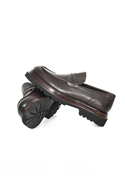 Tuna Hakiki Floter Deri Eva Taban Loafer Model Erkek Ayakkabı - 3420