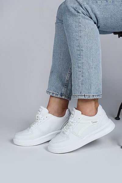 Jump 28063 White Women's Sneaker Casual Sneakers